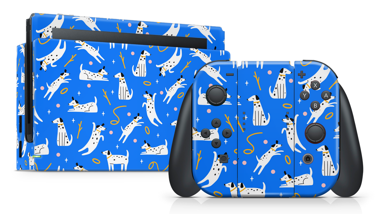 Nintendo Switch 2017 Skin Cobalt Dog