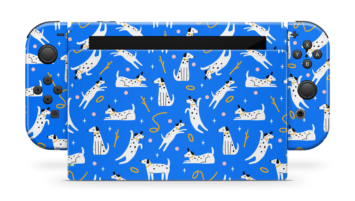 Nintendo Switch 2017 Skin Cobalt Dog