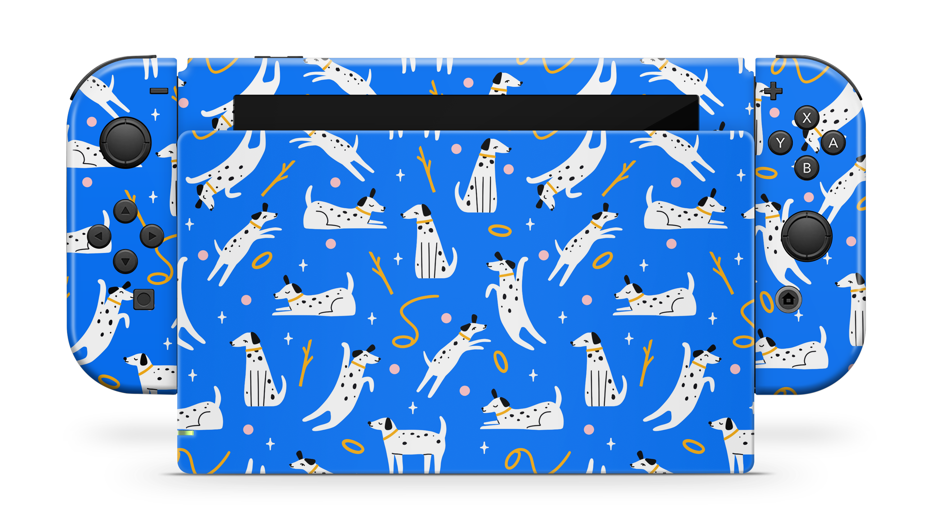 Nintendo Switch 2017 Skin Cobalt Dog