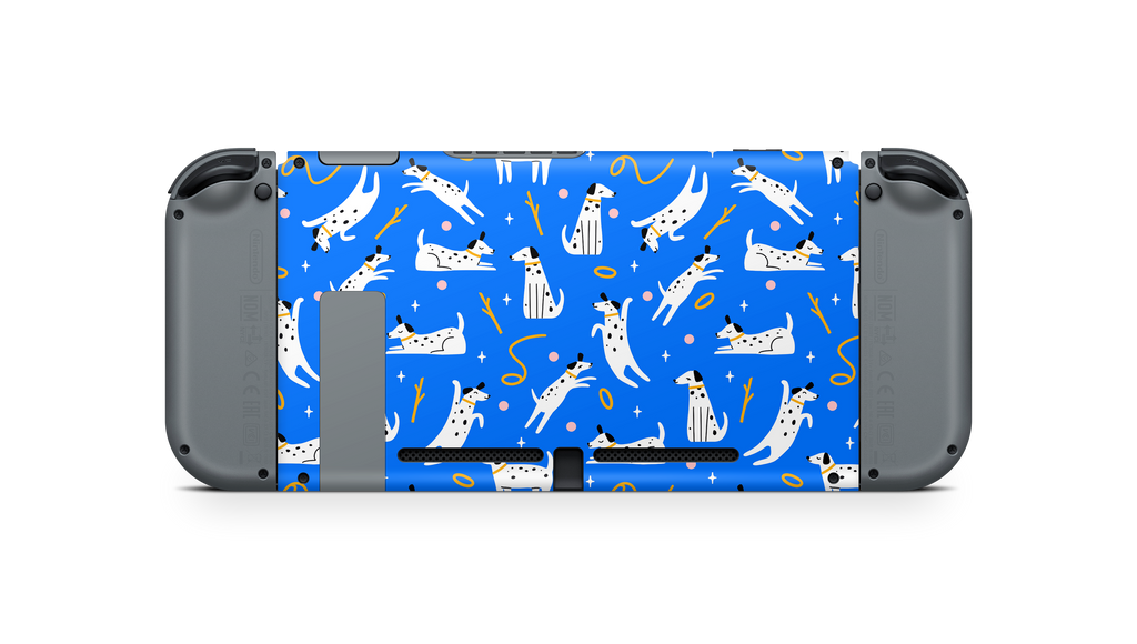 Nintendo Switch 2017 Skin Cobalt Dog