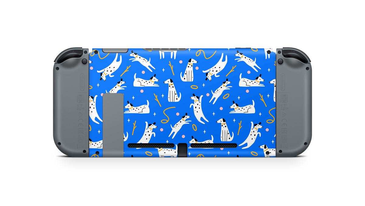 Nintendo Switch 2017 Skin Cobalt Dog