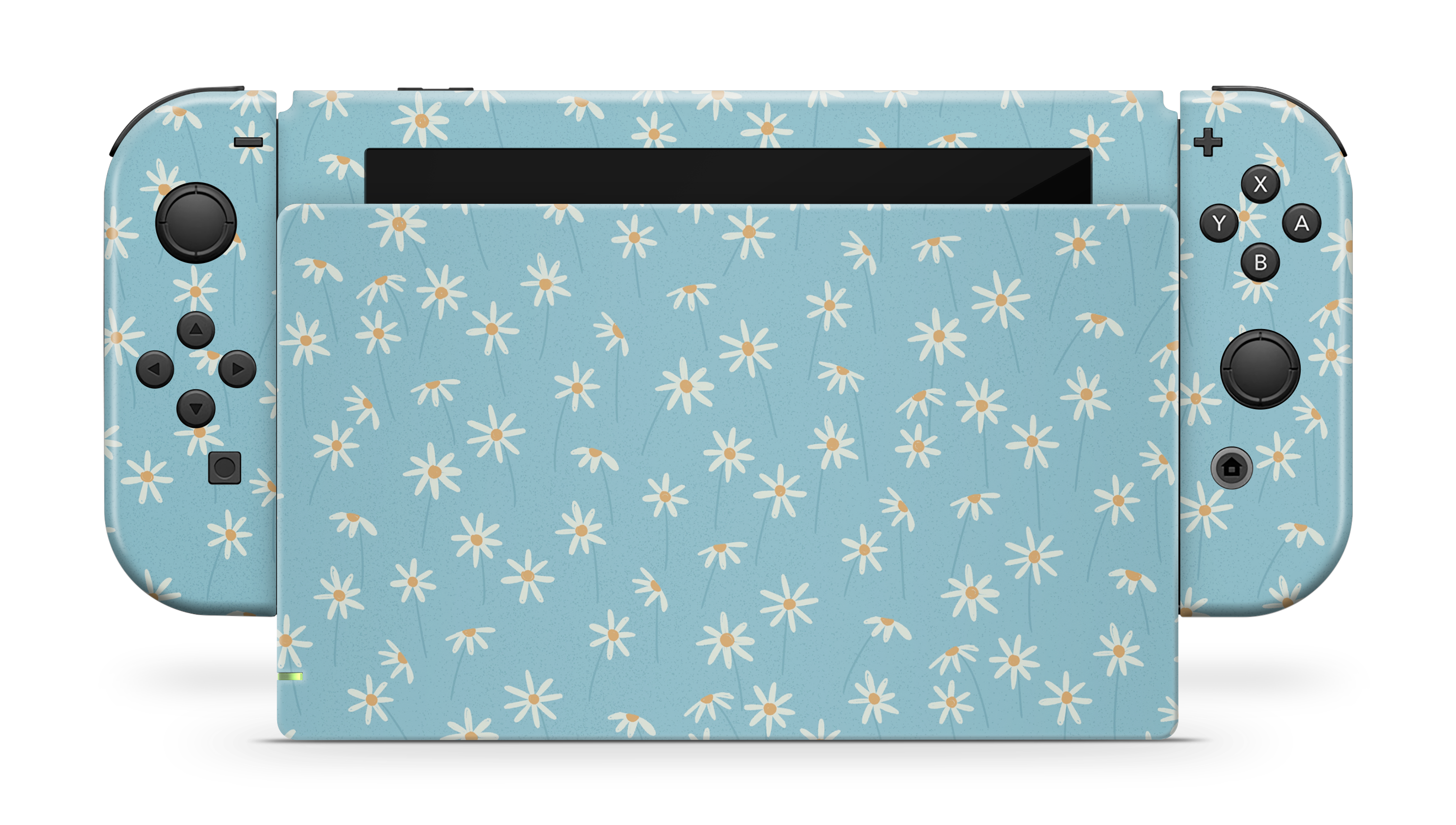 Nintendo Switch 2017 Skin Daisy Blue