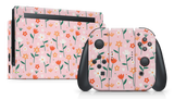 Nintendo Switch 2017 Skin Flowers In Summer