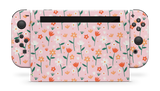 Nintendo Switch 2017 Skin Flowers In Summer