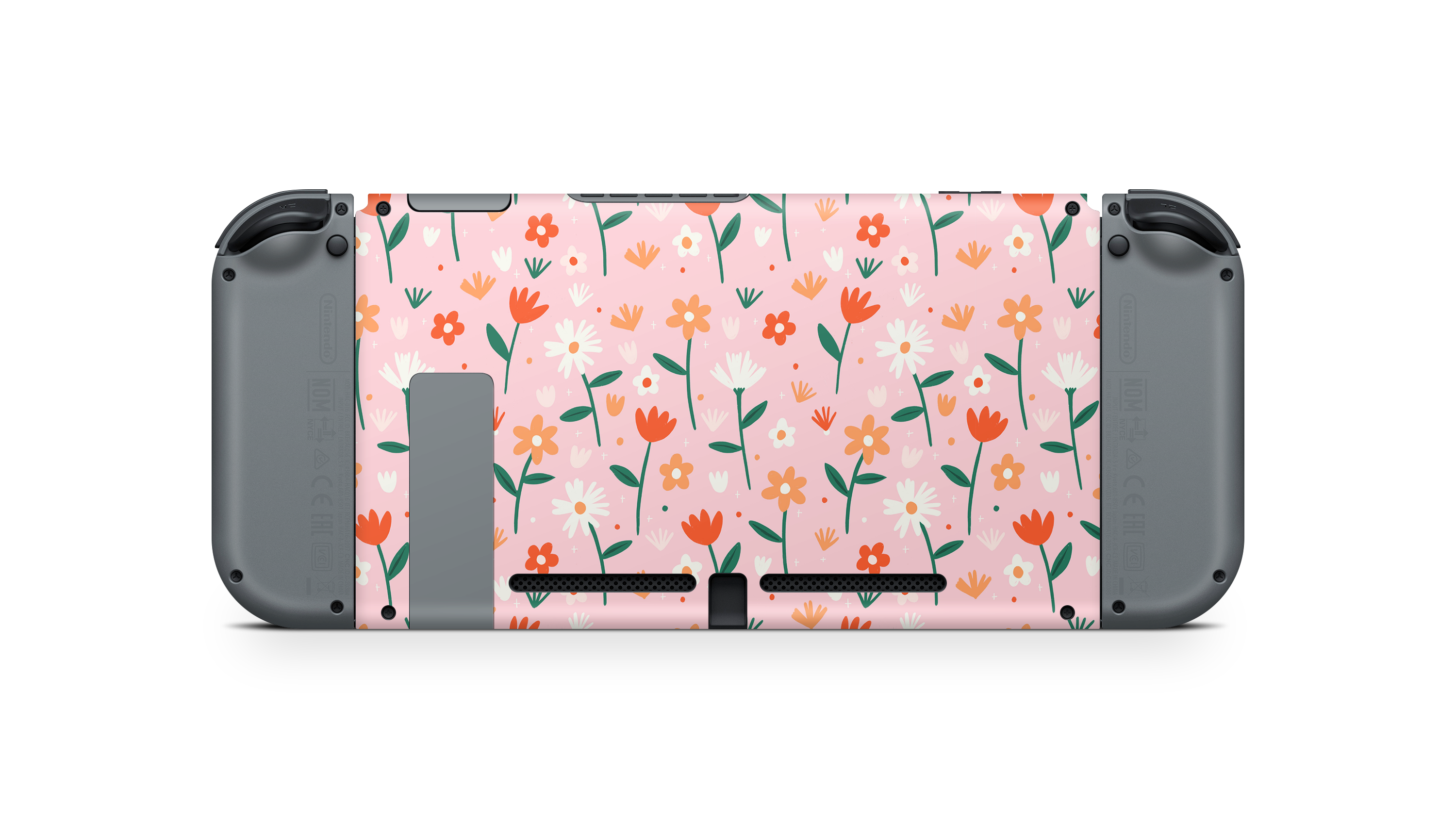Nintendo Switch 2017 Skin Flowers In Summer