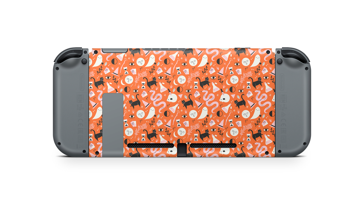 Nintendo Switch 2017 Skin Halloween Pattern