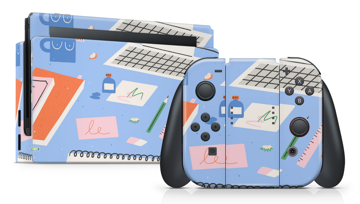 Nintendo Switch 2017 Skin Messy Desk