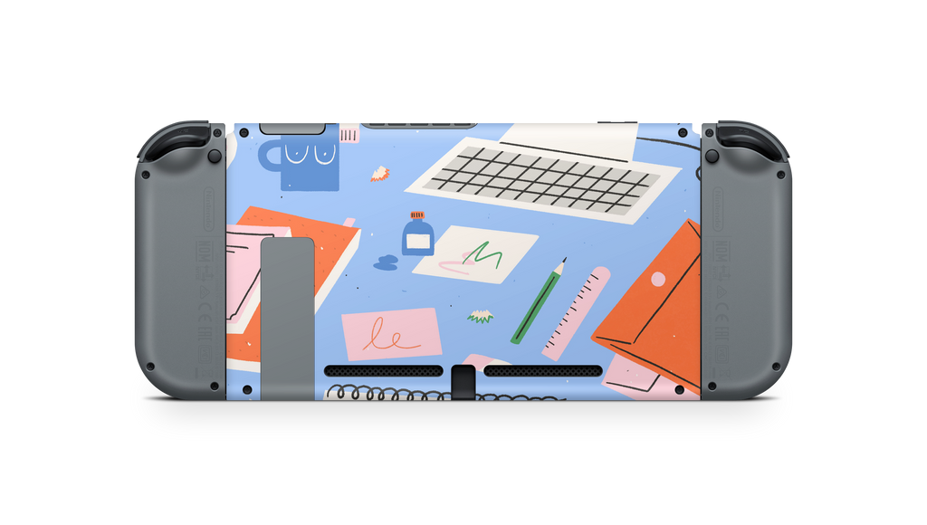 Nintendo Switch 2017 Skin Messy Desk