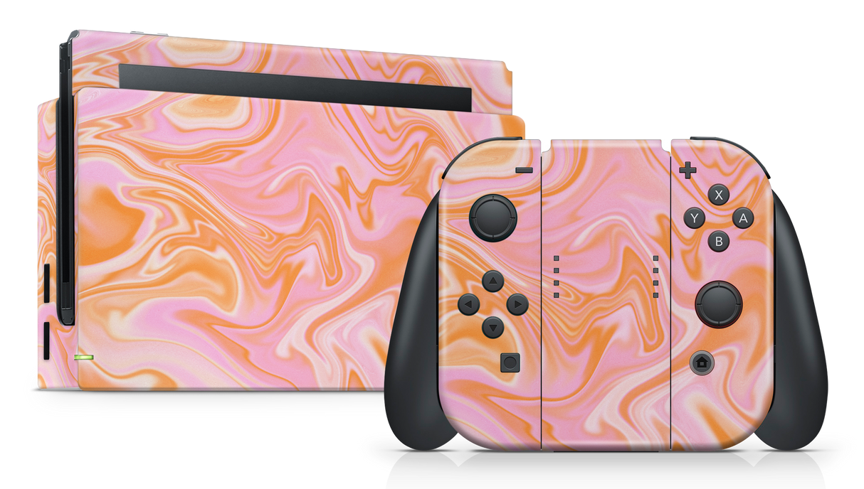 Nintendo Switch 2017 Skin Retro Lava