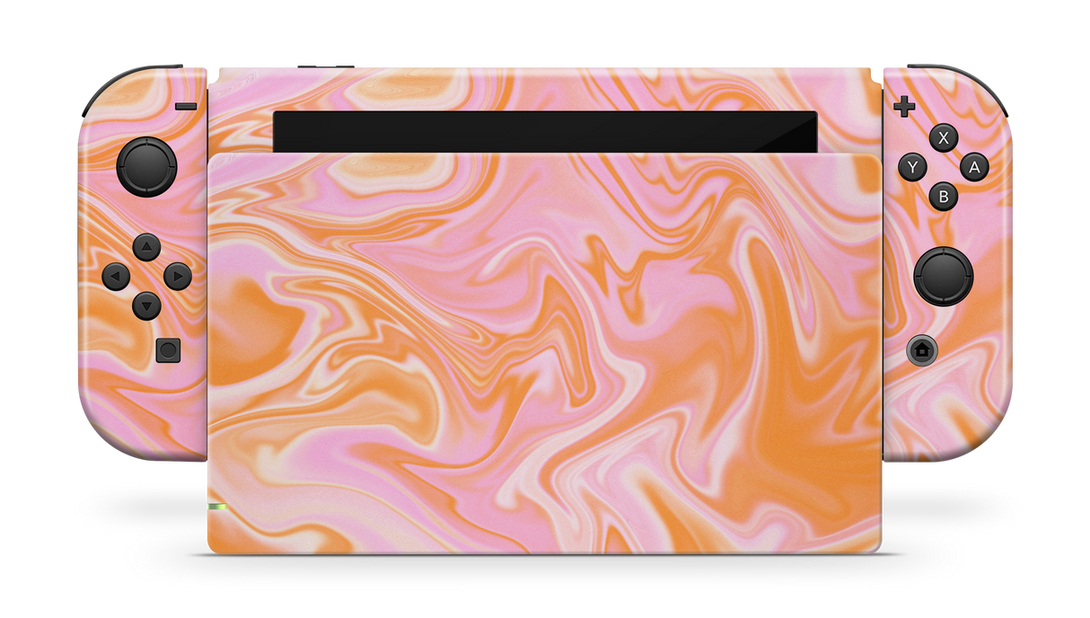 Nintendo Switch 2017 Skin Retro Lava