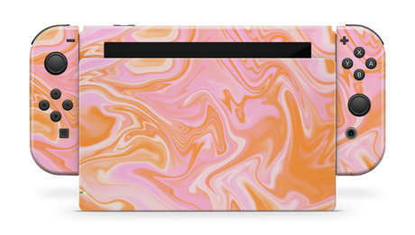 Nintendo Switch 2017 Skin Retro Lava