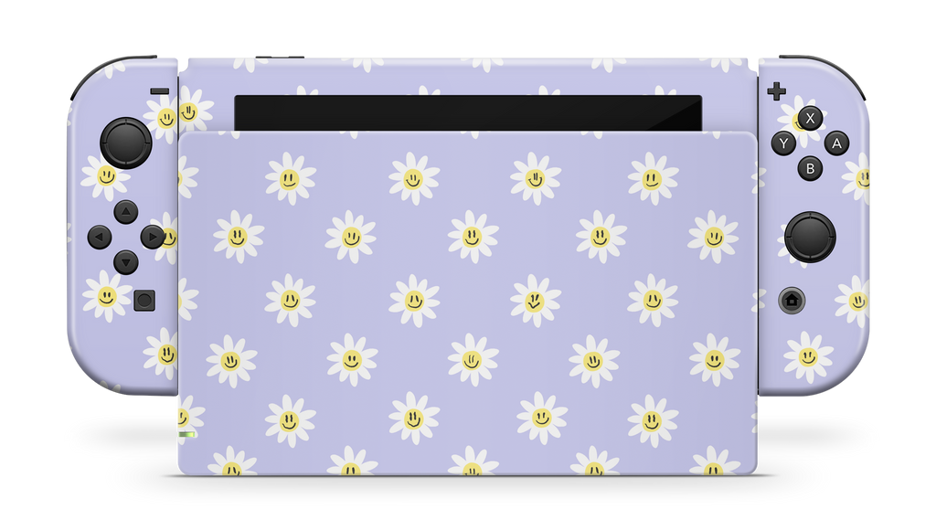 Nintendo Switch 2017 Skin Trippy Daisy
