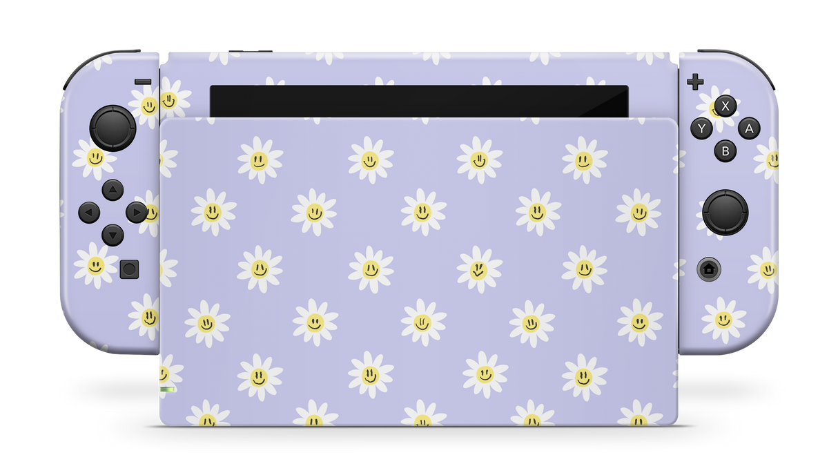 Nintendo Switch 2017 Skin Trippy Daisy