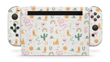 Nintendo Switch 2017 Skin Wildwest Pattern