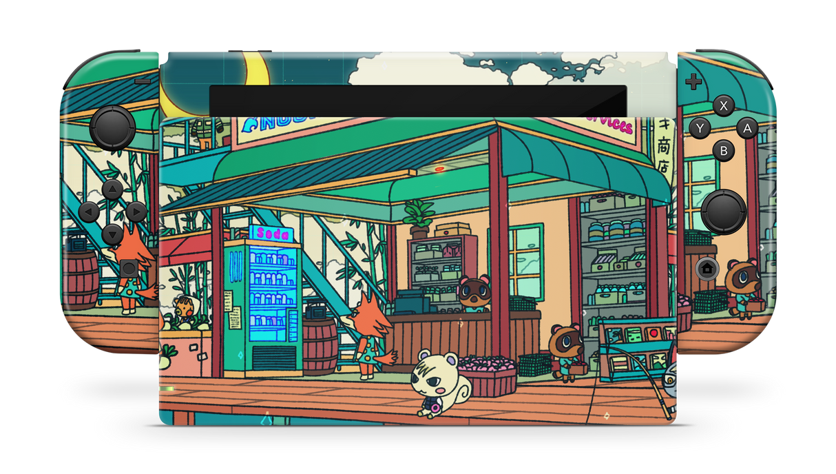 Nintendo Switch 2017 Skin Animal Crossing