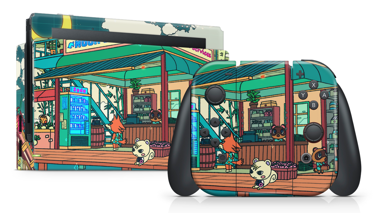 Nintendo Switch 2017 Skin Animal Crossing