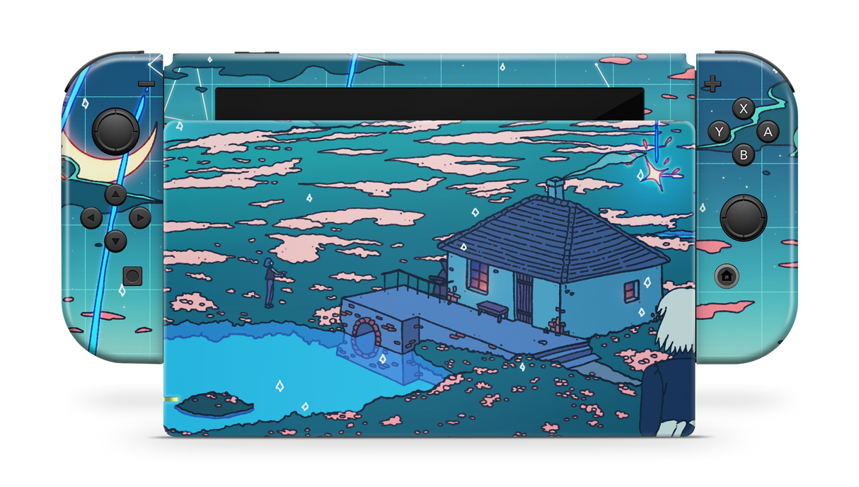 Nintendo Switch 2017 Skin Crystal Shower