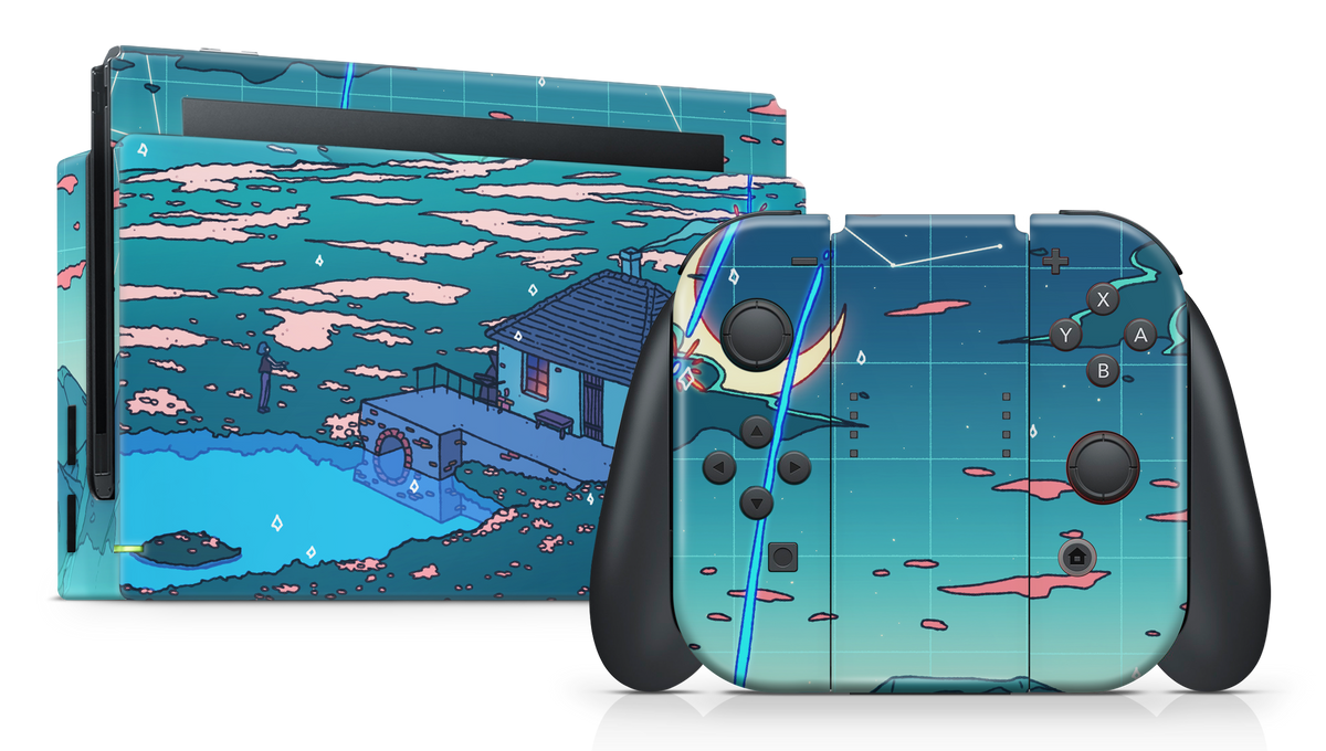 Nintendo Switch 2017 Skin Crystal Shower