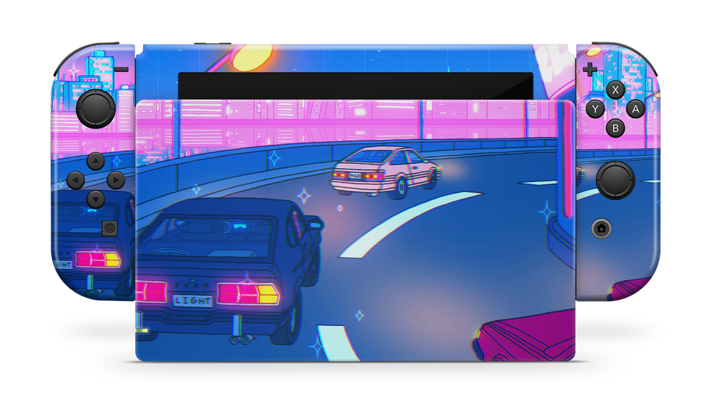 Nintendo Switch 2017 Skin Late Night Drive