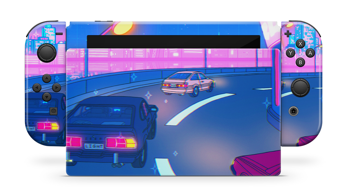 Nintendo Switch 2017 Skin Late Night Drive