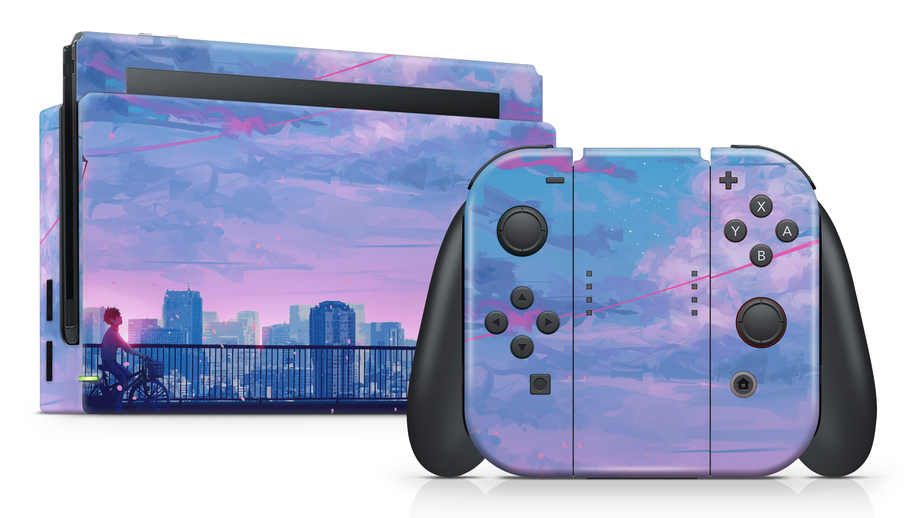 Nintendo Switch 2017 Skin Let's Go Home