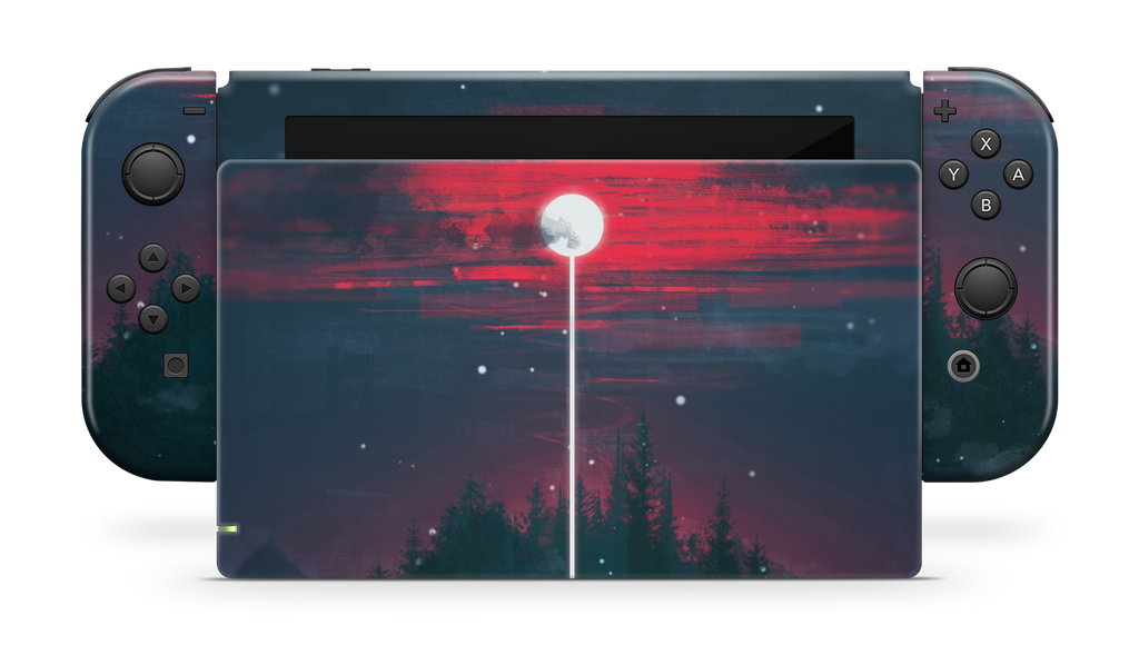 Nintendo Switch 2017 Skin Lunar Dripping