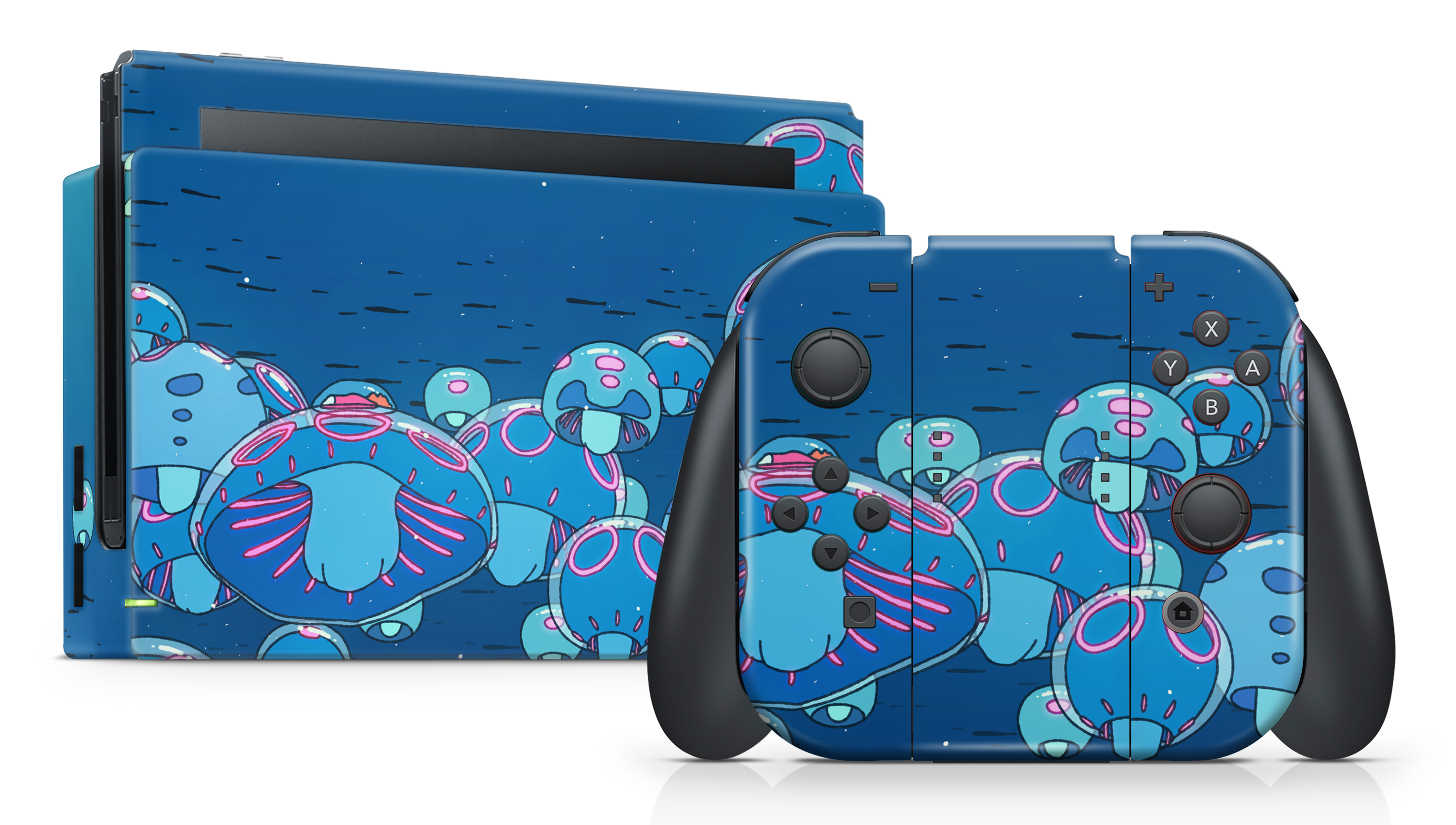 Nintendo Switch 2017 Skin Under the Surface