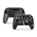 Nintendo Switch Controller Skin Black Marble