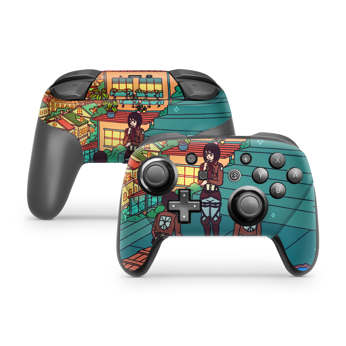 Nintendo Switch Controller Skin Titan and friends