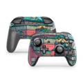Nintendo Switch Controller Skin Bathhouse Day