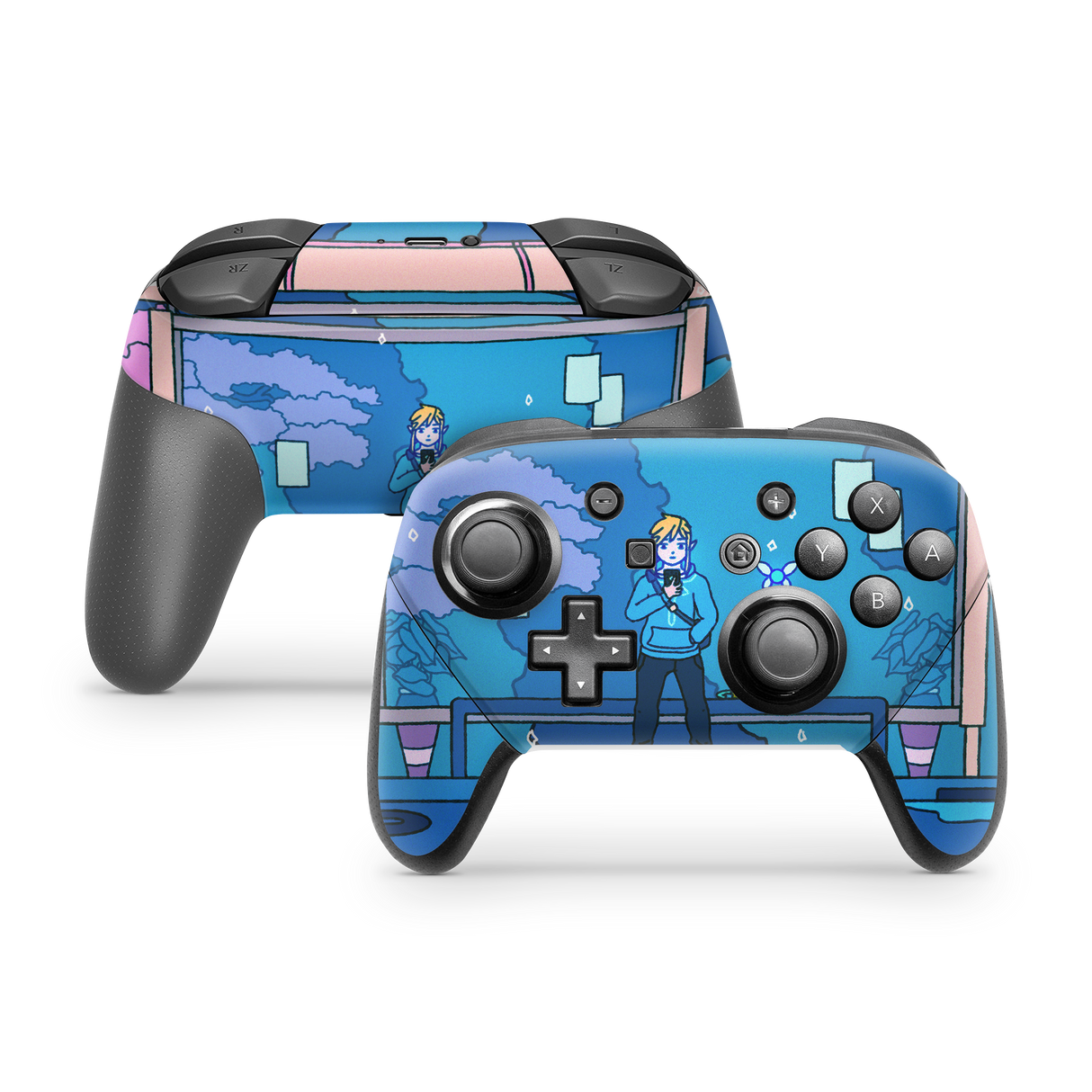 Nintendo Switch Controller Skin Chill City