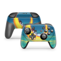 Nintendo Switch Controller Skin Girl on the Moon