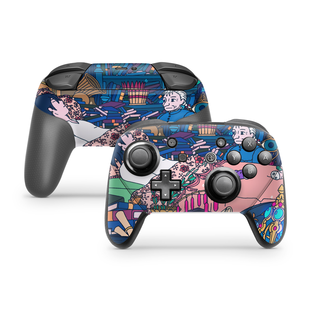 Nintendo Switch Controller Skin Howl's Room