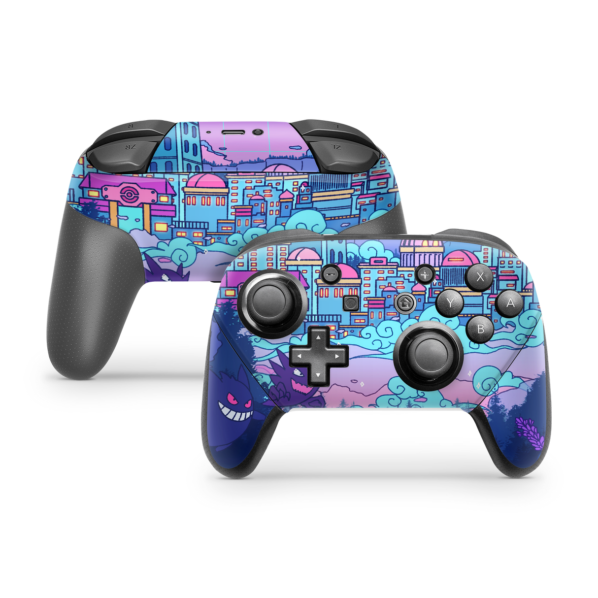 Nintendo Switch Controller Skin Lavenderder town