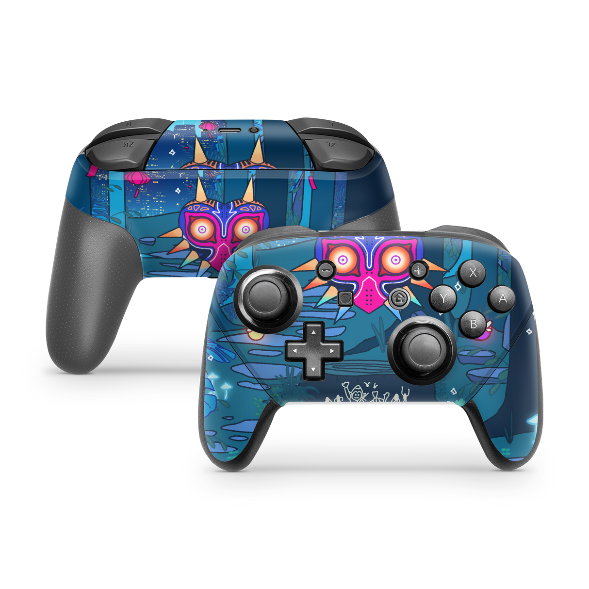 Nintendo Switch Controller Skin Majora's mask