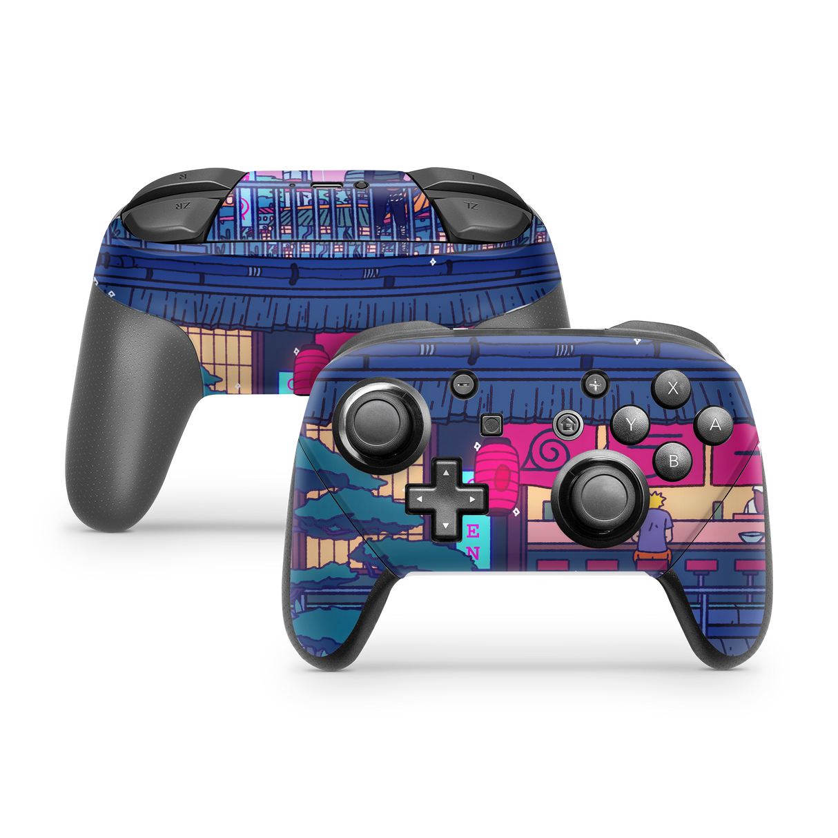 Nintendo Switch Controller Skin Ramen Village