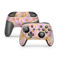 Nintendo Switch Controller Skin Groovy floral