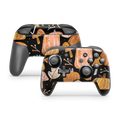 Nintendo Switch Controller Skin Pumpkins and Mushrooms