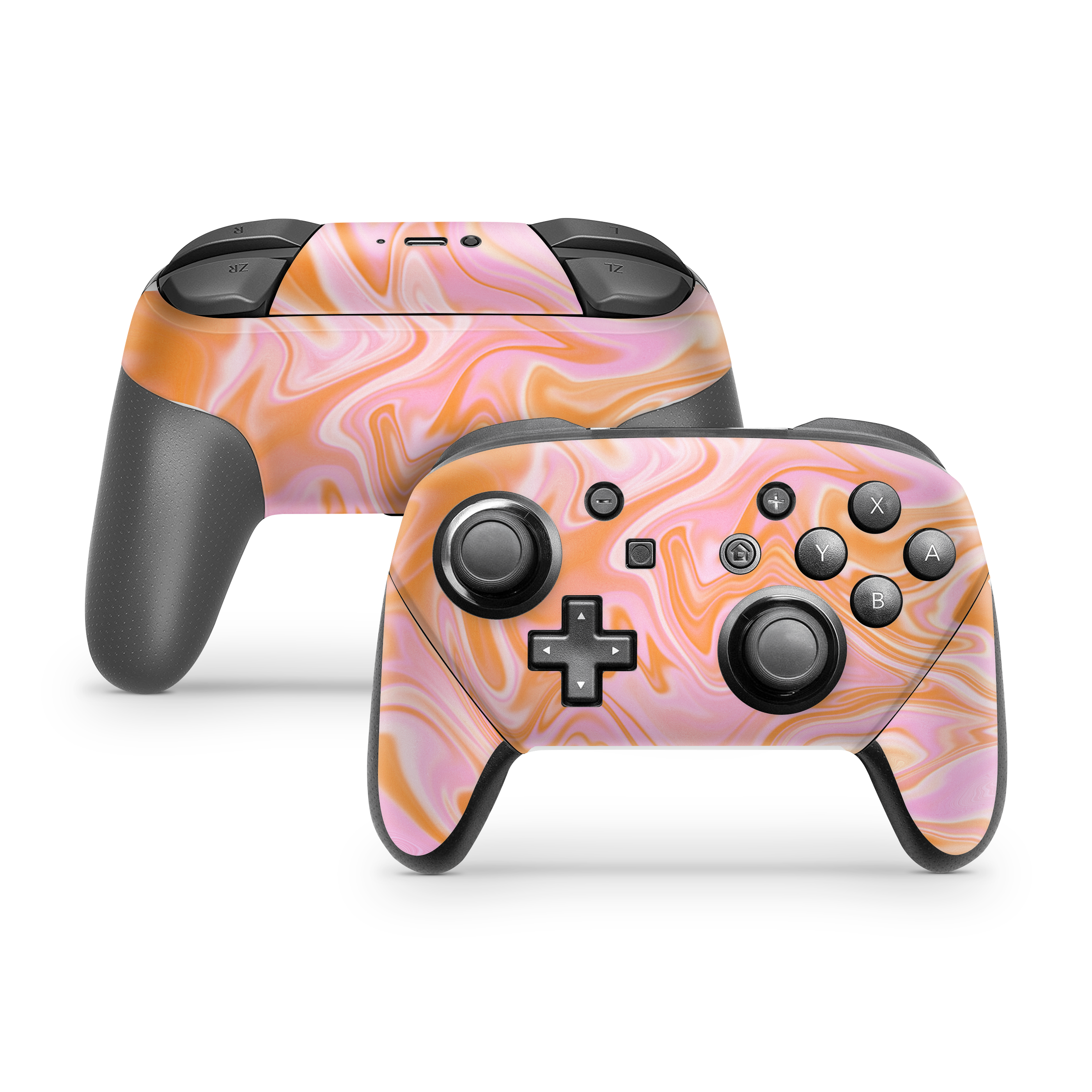 Nintendo Switch Controller Skin Retro Lava