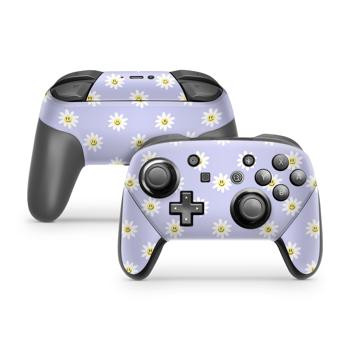 Nintendo Switch Controller Skin Trippy Daisy