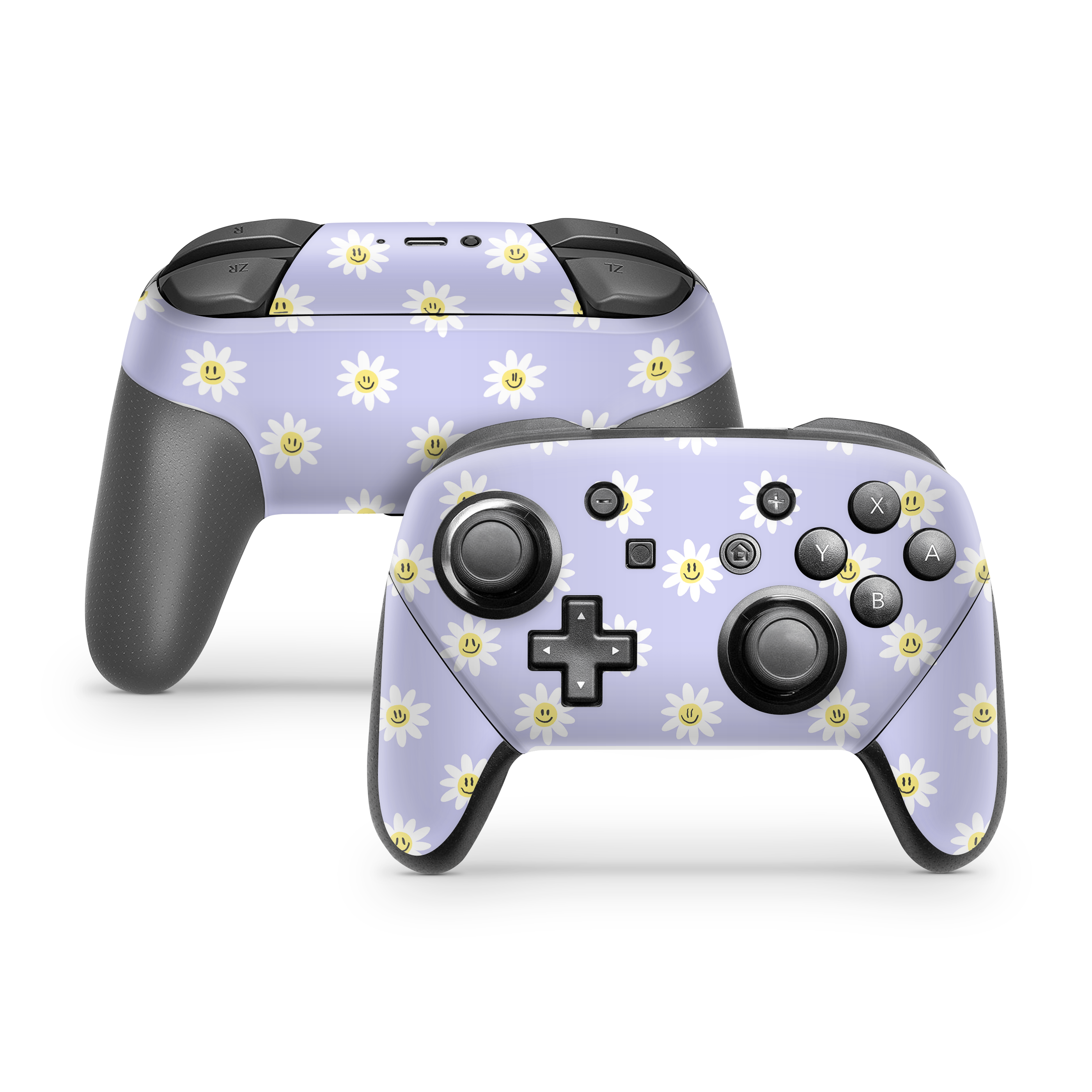 Nintendo Switch Controller Skin Trippy Daisy