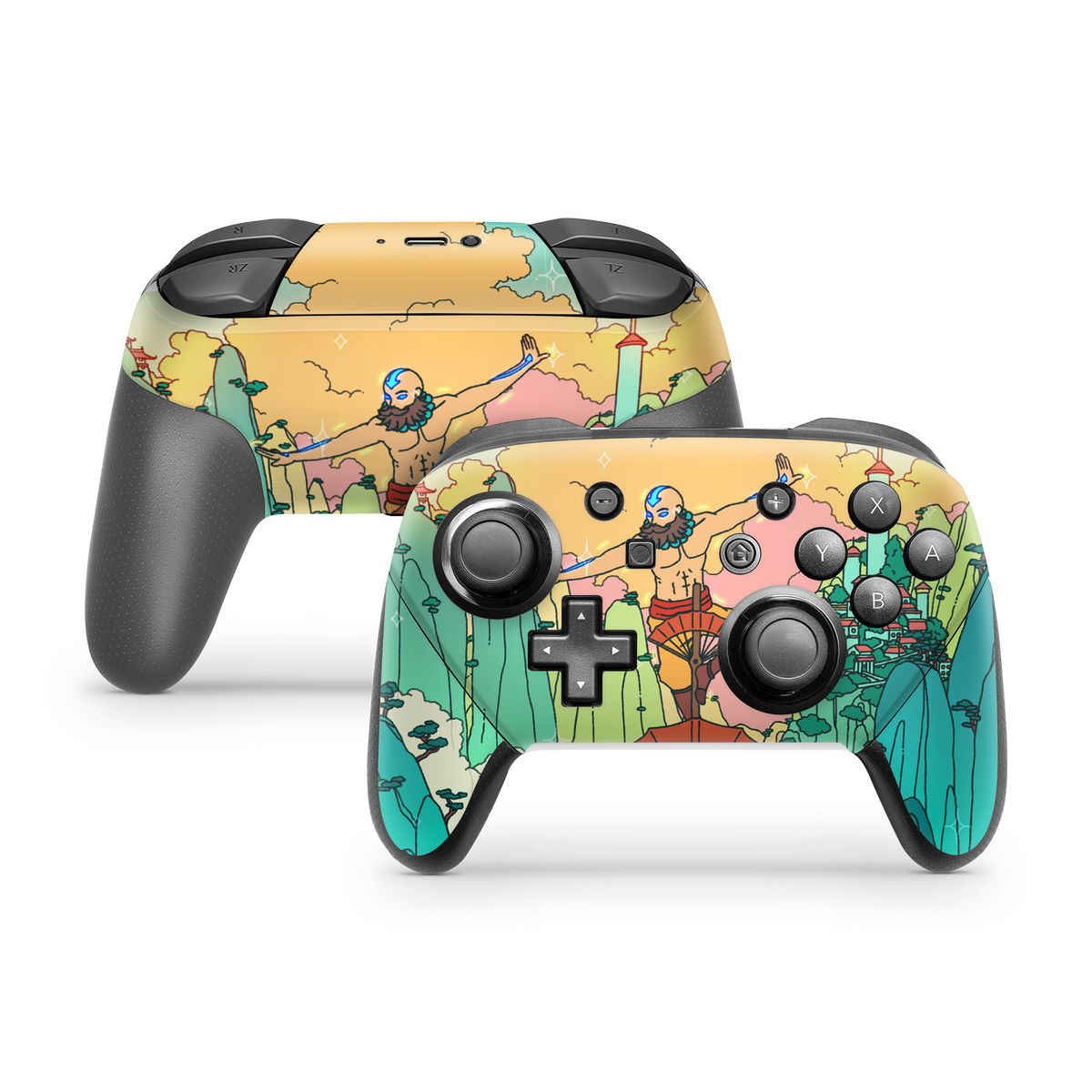 Nintendo Switch Controller Skin Aang Atla