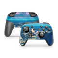 Nintendo Switch Controller Skin Catching the moon