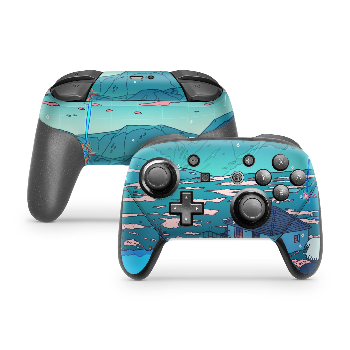 Nintendo Switch Controller Skin Crystal Shower