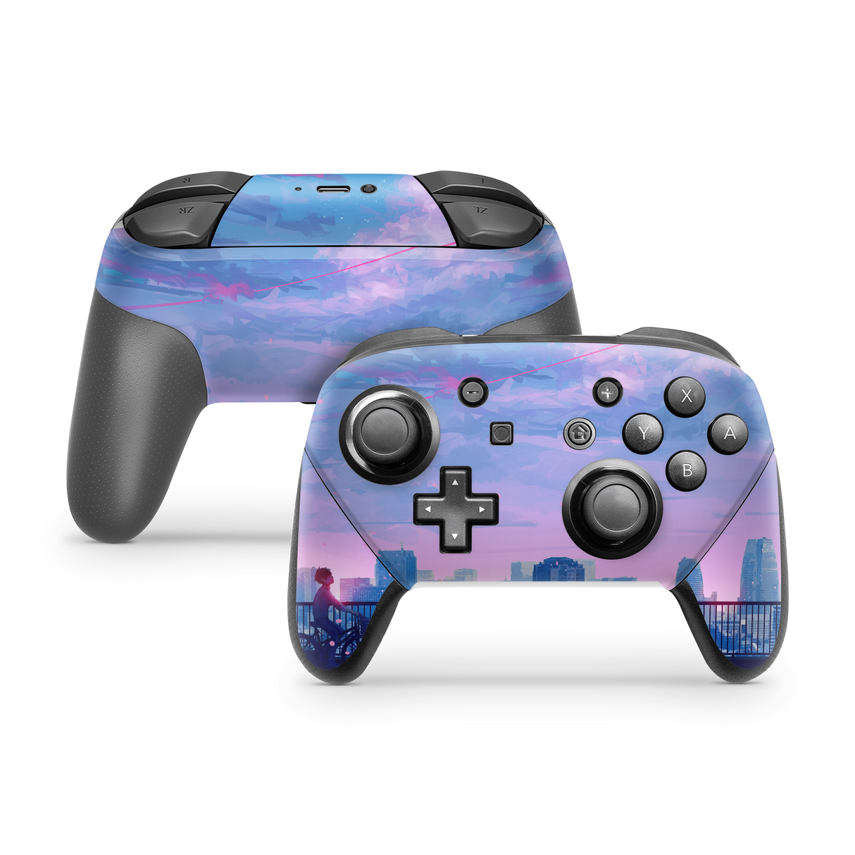 Nintendo Switch Controller Skin Let's Go Home