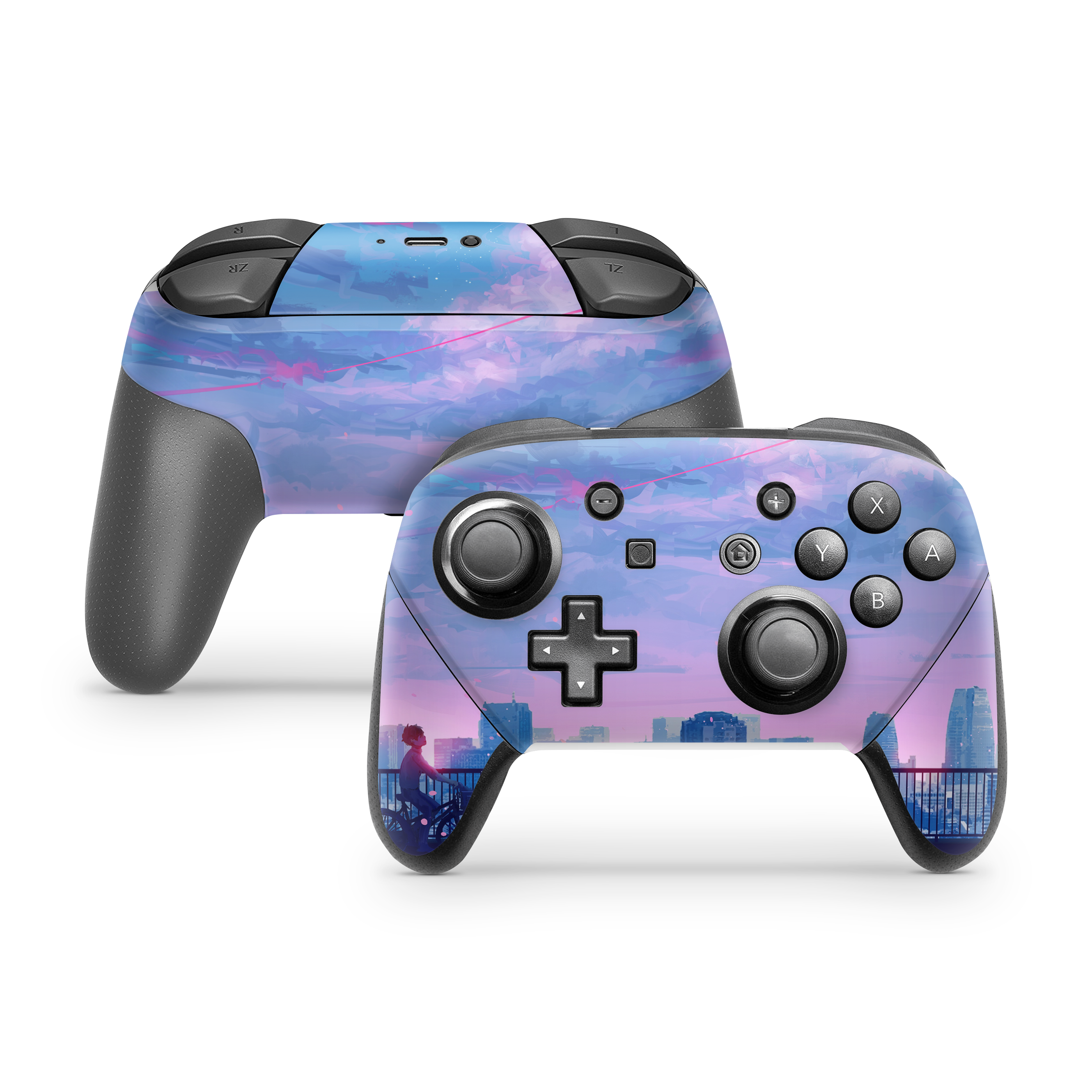 Nintendo Switch Controller Skin Let's Go Home