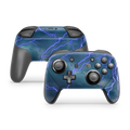 Nintendo Switch Controller Skin Blue Storm