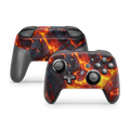 Nintendo Switch Controller Skin Lava
