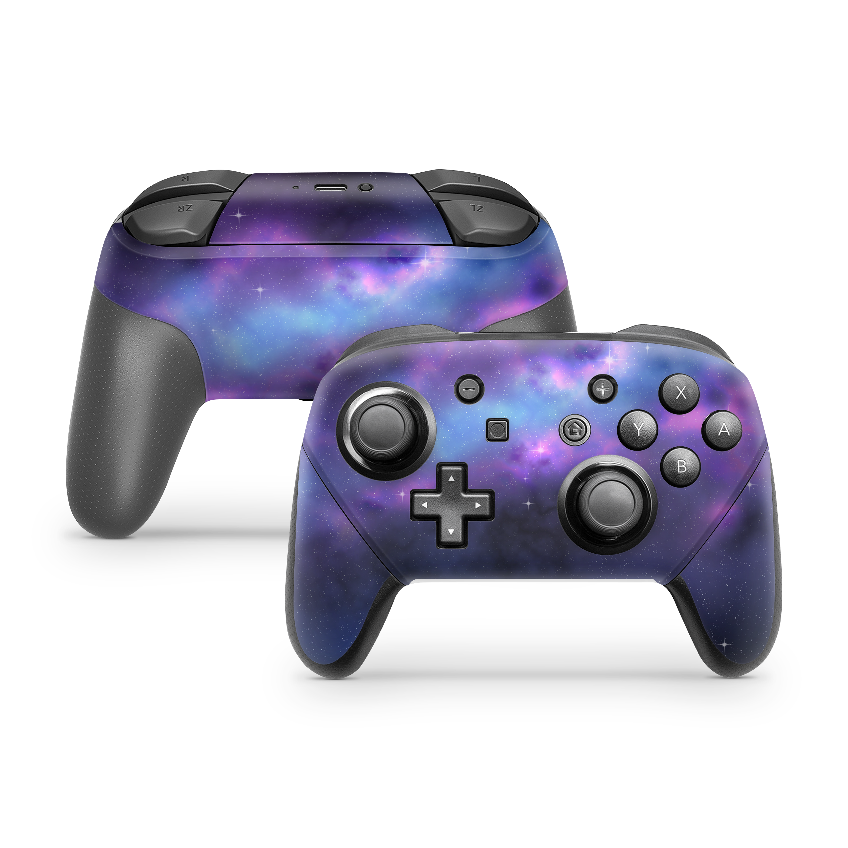 Nintendo Switch Controller Skin Nebula Smoke