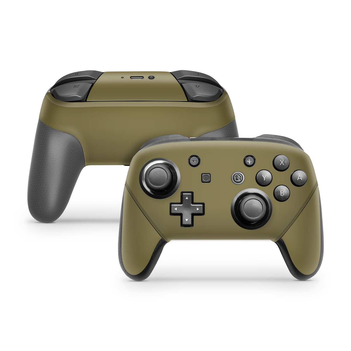 Nintendo Switch Controller Skin Forest Brown